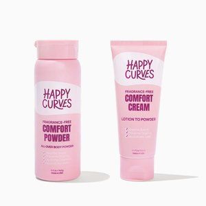 Happy Curves Comfort Cream & Comfort Powder Bundle - Fragrance Free